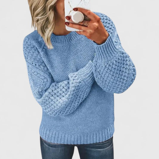 Cozy Waffle Knit Sweater