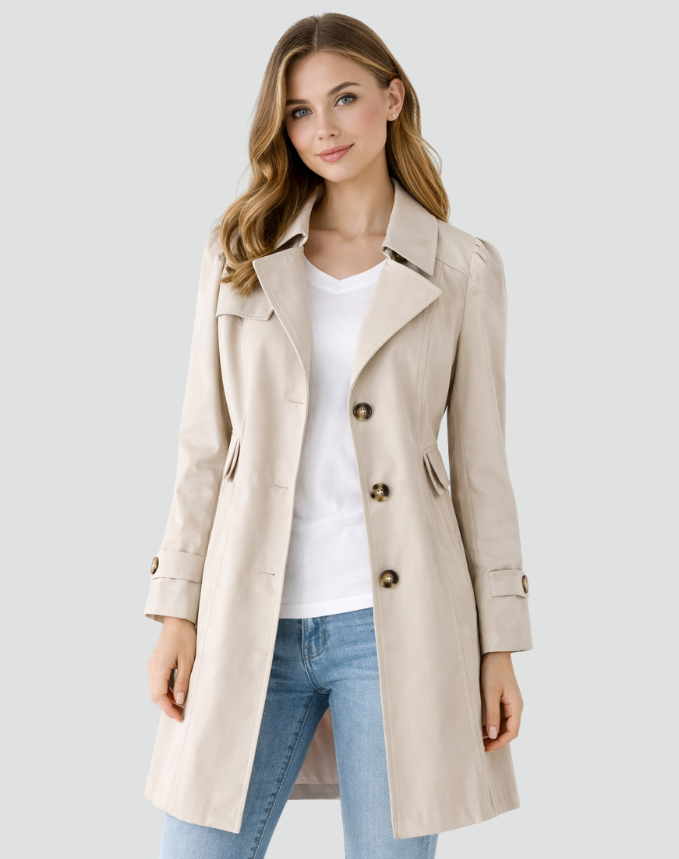 Slim Fit Lightweight Trench