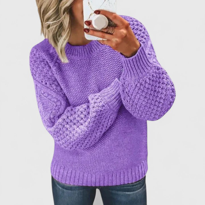 Cozy Waffle Knit Sweater