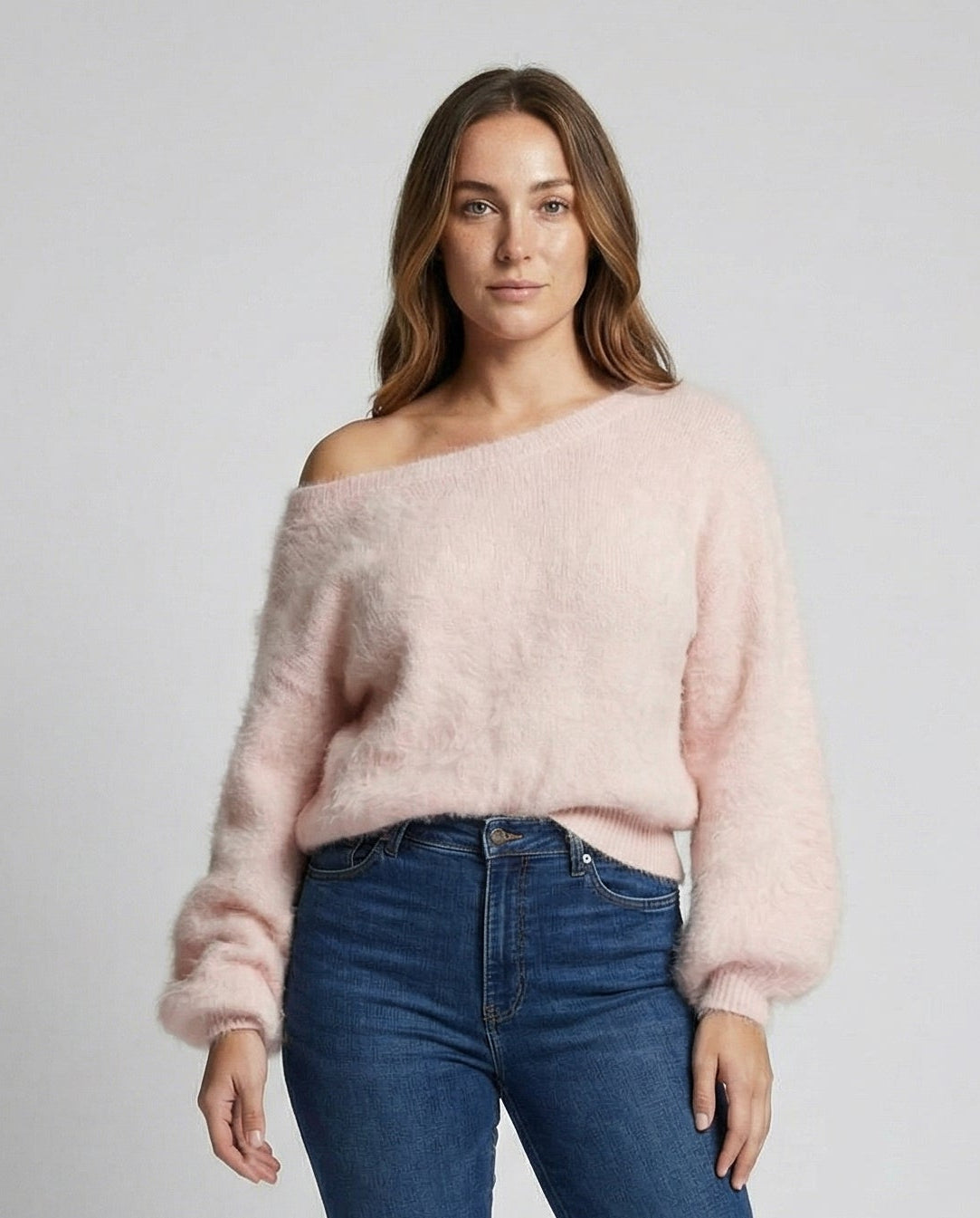 Fuzzy Knit Oversized Sweater