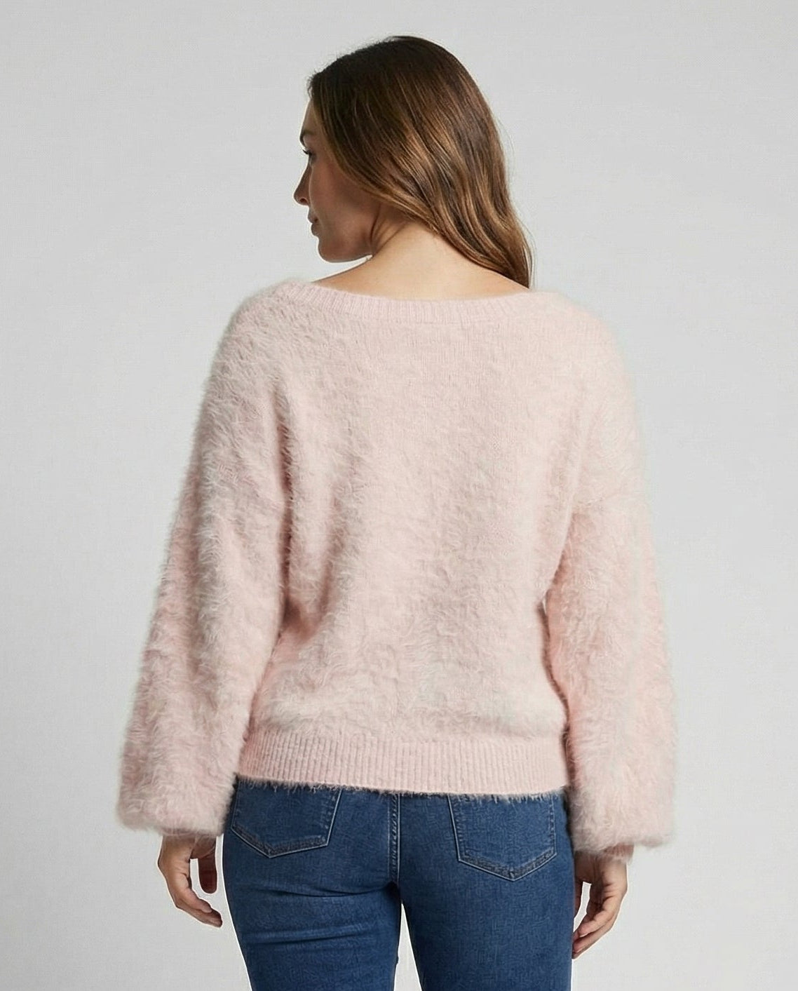 Fuzzy Knit Oversized Sweater