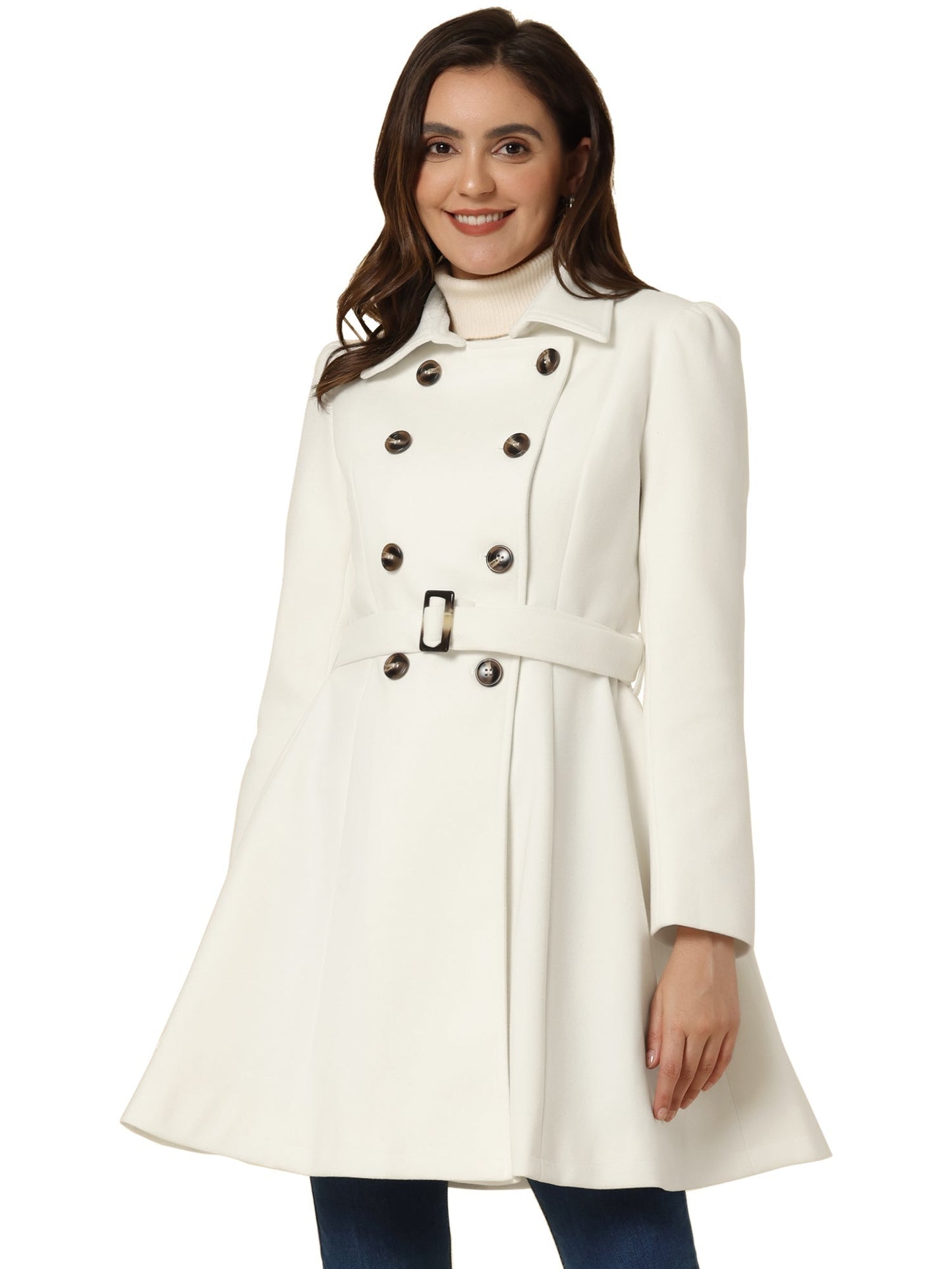 Chic Double-Breasted Trench Coat