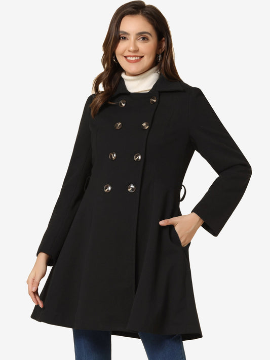 Chic Double-Breasted Trench Coat