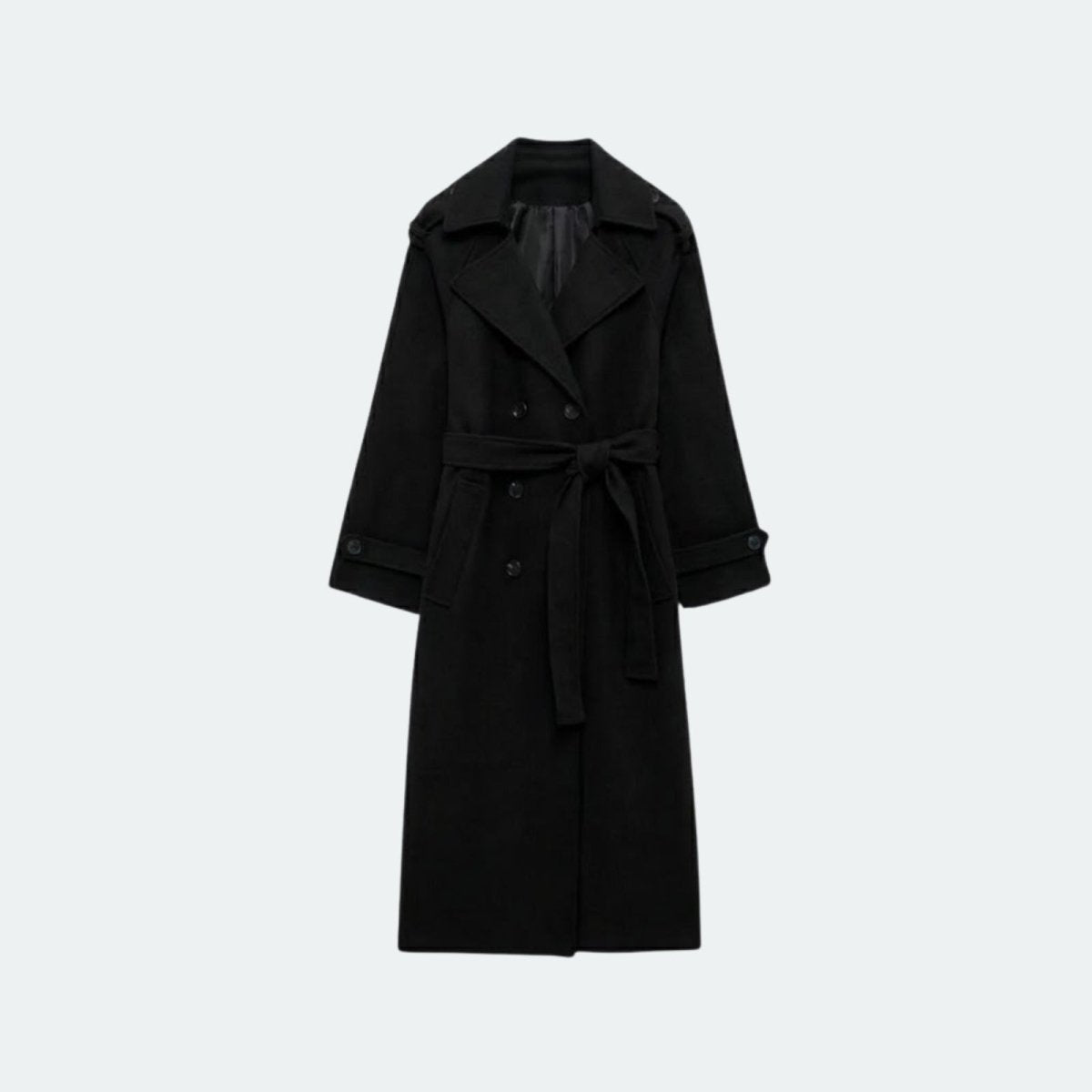 Elegant Double Breasted Trench