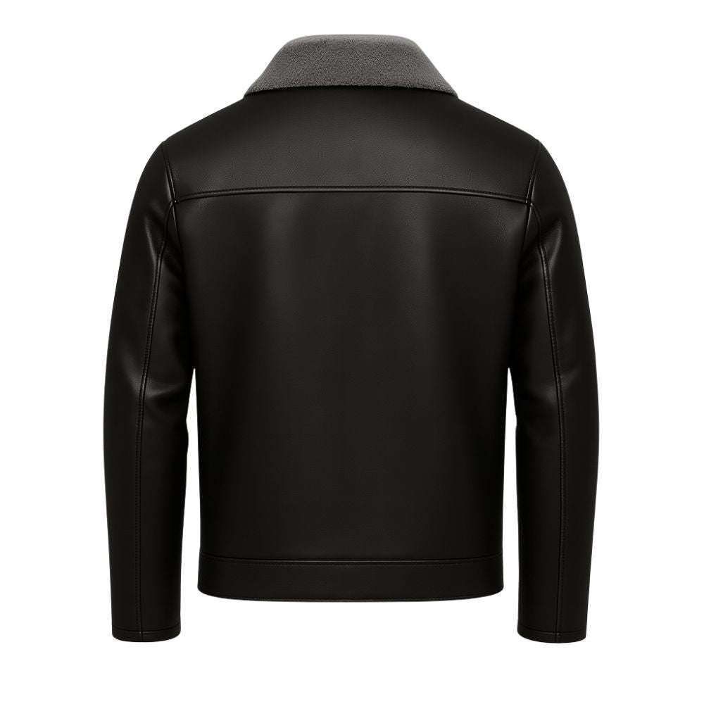 Men's Leather Aviator Jacket